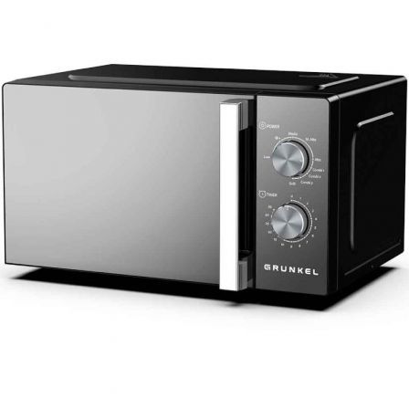 Grunkel Microondas MWG-20ESPEJO 20L 800W Función Grill Negro Grunkel Microondas MWG-20ESPEJO 20L 800W Función Grill Negro